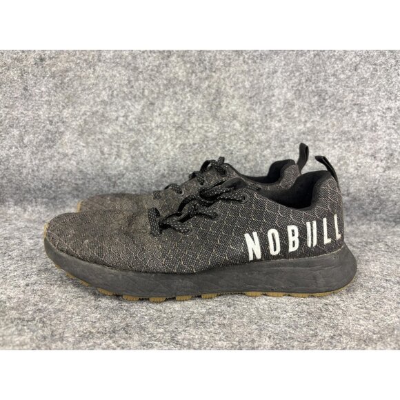 NOBULL Trainer Shoes Mens Size 7.5 Black Gum Cross Training Low Top‎ Sneakers main image 9